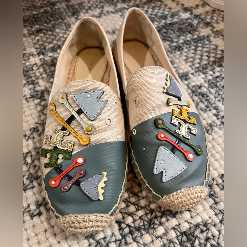 Tory Burch Multicolor Flats with Embellishments